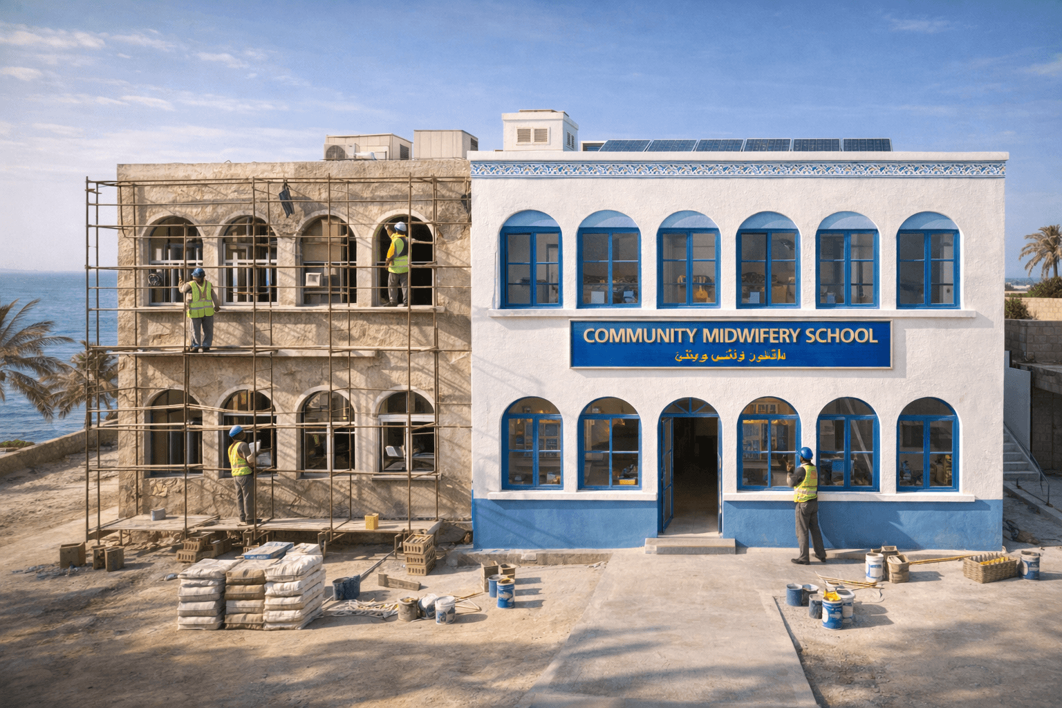 Repair Work of Community Midwifery School at Gwadar